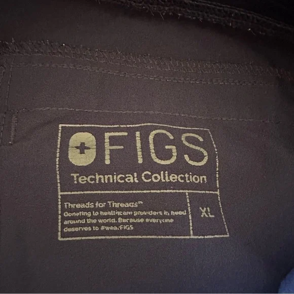 Figs Technical Collection Navy Blue Straight Leg Men's Scrub Pants Size XL - Picture 8 of 13
